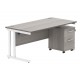 Core Desk With Underdesk Pedestal